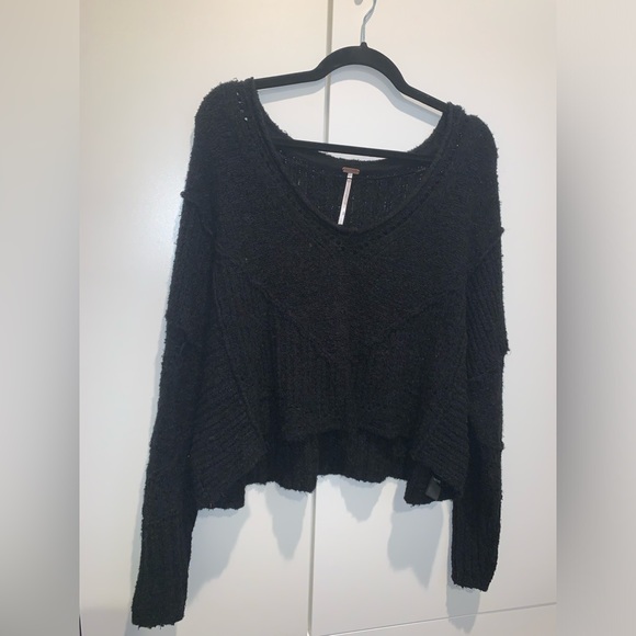 Free People Black Sweater - Picture 6 of 7